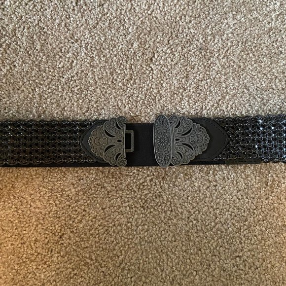 Urban Outfitters Ecote black belt filigree clasp - Picture 2 of 5